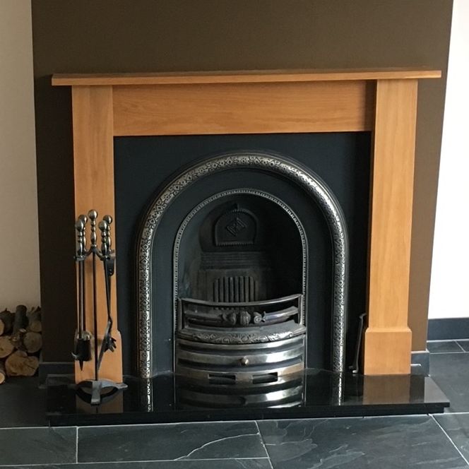 indoors and outdoors bespoke fire surround